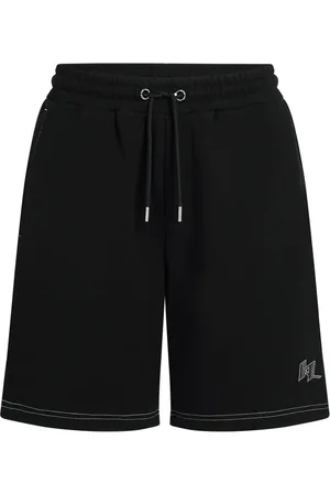 Karl Lagerfeld Shorts med kontrastsyninger