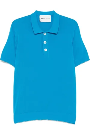 AMARANTO Finstrikket polo