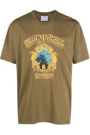Bluemarble T-shirt med logotryk
