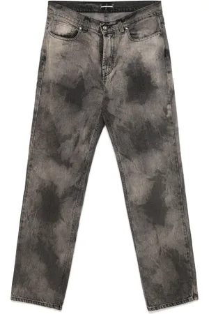 SALVATORE SANTORO Jeans med marmor-effekt