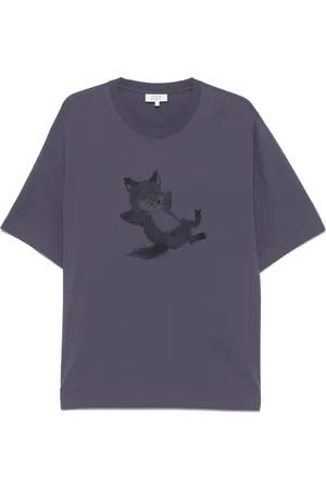 Maison Kitsuné T-shirt med Chillax-tryk