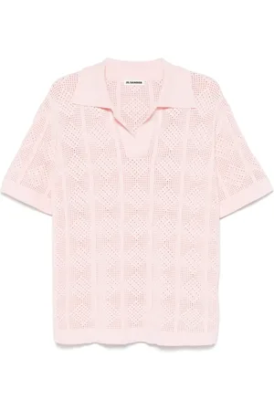 Jil Sander T-shirt i åben strik