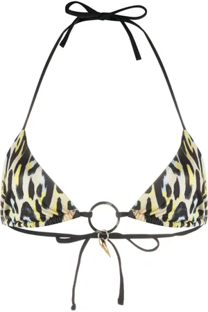 Roberto Cavalli Bikinitop med leopardtryk