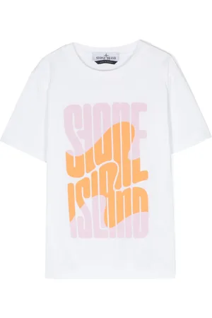 Stone Island T-shirt med logotryk