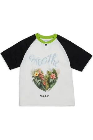 MYAR T-shirt med blomstertryk