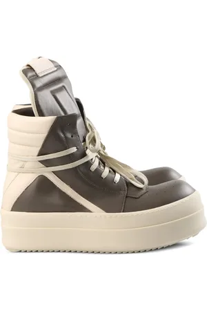 Rick Owens Suede hi-top sneakers