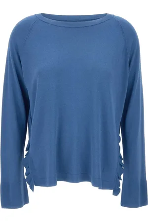 Kaos Sweater med flæsedetalje