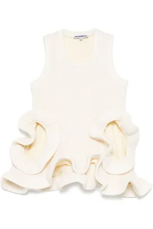 MELITTA BAUMEISTER Tanktop med flæser