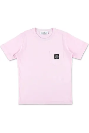 Stone Island T-shirt med logomærke