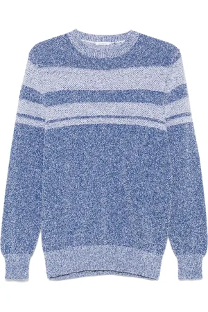 Malo Sweater med stribe-detalje