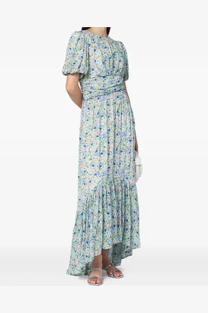 By Malina Lang kjole med blomstertryk