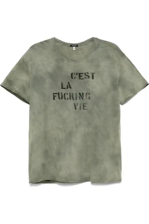 R13 T-shirt med grafisk tryk