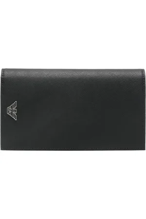 Emporio Armani Saffiano pung med logoplade