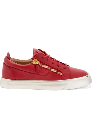 Giuseppe Zanotti Gail sneakers i læder med lynlåslukning