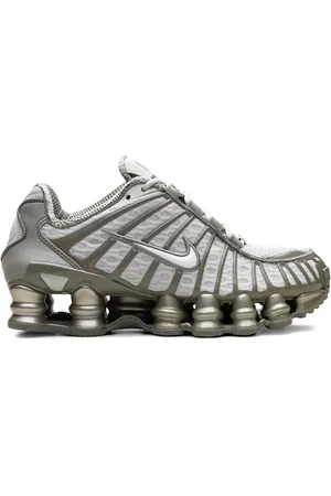 Nike Shox TL "Light Silver/White/Light Army" sneakers