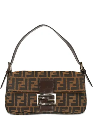 Fendi Zucca Baguette håndtaske fra 1990-2000