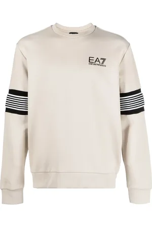 EA7 Sweatshirt i jersey med logotryk