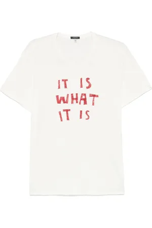R13 T-shirt med grafisk tryk