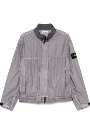 Stone Island Plisseret jakke i hør