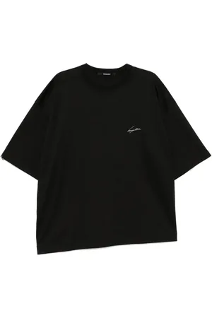SONGZIO Asymmetrisk T-shirt med autograf