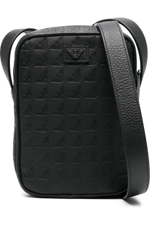 Emporio Armani Messenger-taske med præget logo