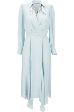 Elisabetta Franchi Mellemlang georgette-kjole