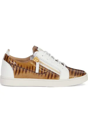 Giuseppe Zanotti Gail sneakers med slangeskindseffekt