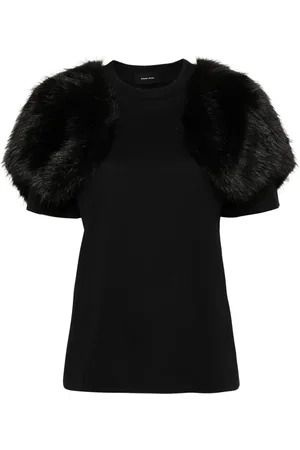Simone Rocha T-shirt i imiteret pels
