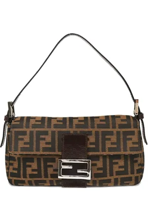 Fendi Zucca Baguette håndtaske fra 1990-2000