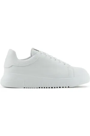Emporio Armani Sneakers i grynet læder