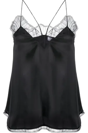 IRO Camisole med blondekant
