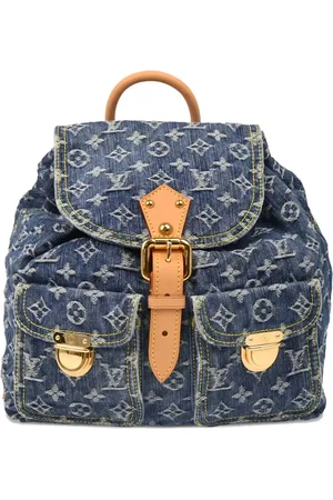 LOUIS VUITTON Rygsæk i denim med monogram fra 2006