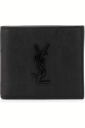 Saint Laurent Foldepung med krøllet effekt