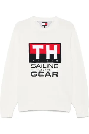 Tommy Hilfiger Sweater med Intarsia-logo