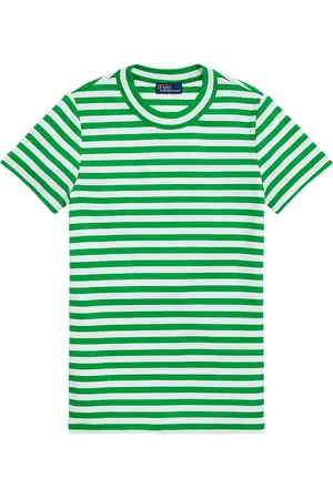 Ralph Lauren Stribet T-shirt med rund hals
