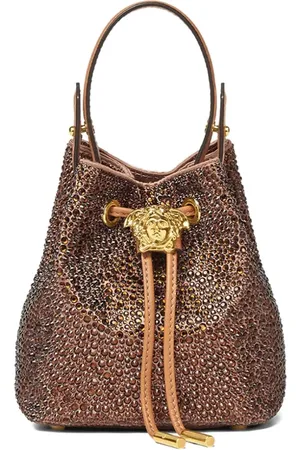 VERSACE Bucket-taske med rhinsten