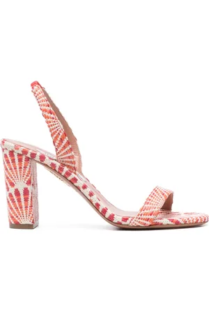 Aquazzura 90 mm sandaler med mønster