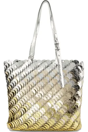Paco rabanne Metallisk tote i chainmail