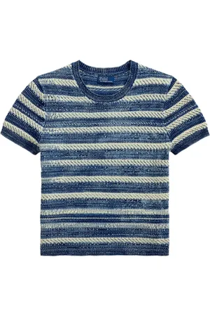 Ralph Lauren Stribet T-shirt med korte ærmer