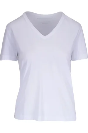 Majestic T-shirt med V-hals