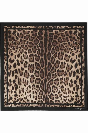 Dolce & Gabbana Tørklæde med leopardtryk