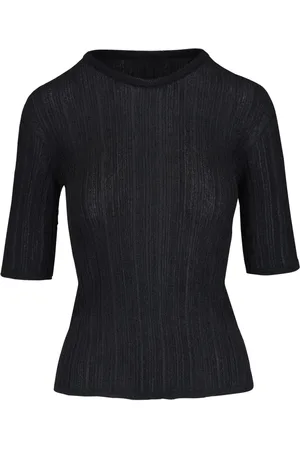 Majestic Top med lurex-detalje