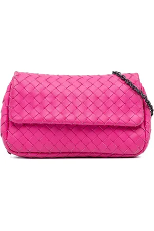 Bottega Veneta Intrecciato crossbody-taske i læder med kæde fra 2012-2024