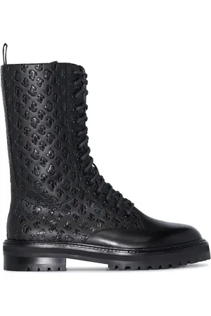 Jimmy Choo Cora støvler med præget logo