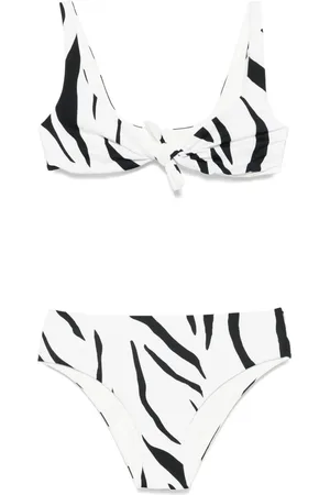 FISICO Bikini med zebra-tryk