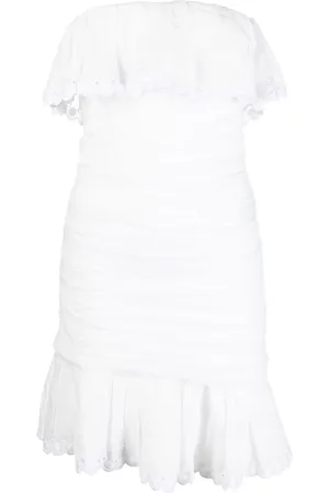 Isabel Marant Kort Oxani kjole med off-shoulder-snit