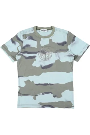 Stone Island T-shirt med kamuflagetryk
