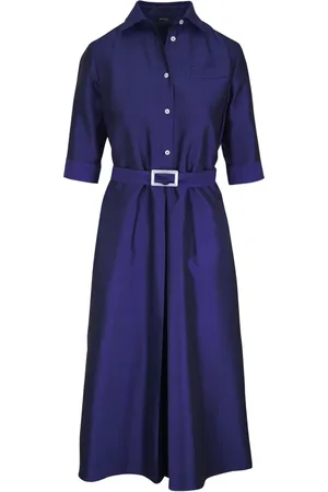 Kiton Mellemlang kjole i satin