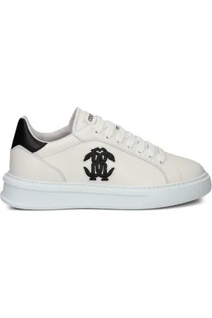 Roberto Cavalli Sneakers med Mirror Snake-applikation