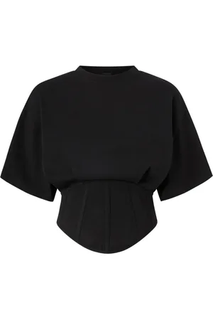 Pinko T-shirt med korset-bodice